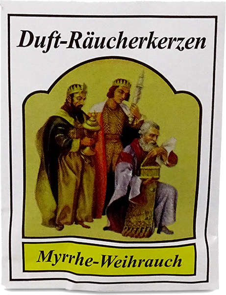"Myrrhe-Weihrauch" Räucherkegel