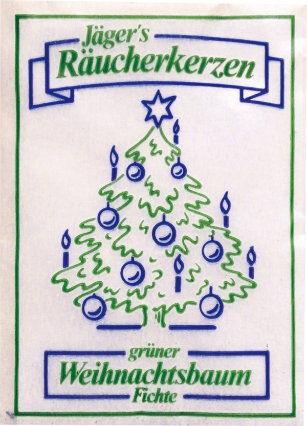 "Grüner Weihnachtsbaum" Räucherkegel