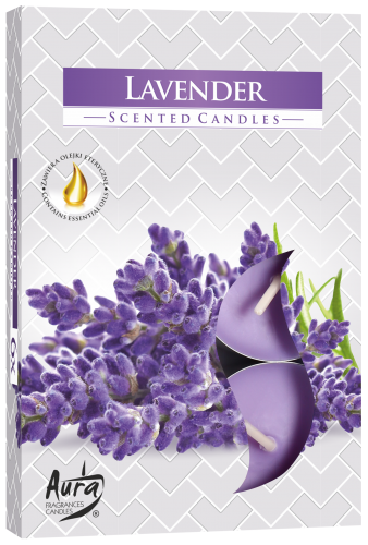 "Lavendel Teelichter" - 6 Stück